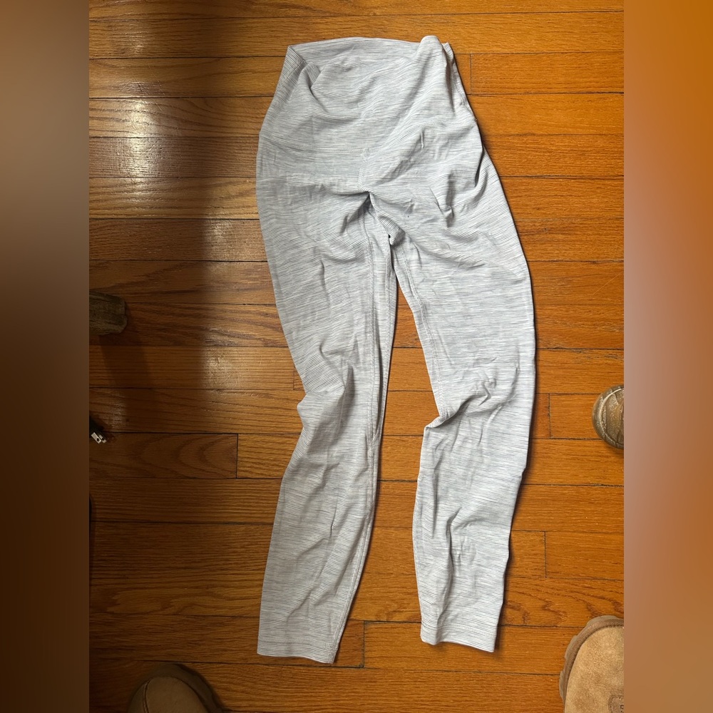 lululemon athletica Light Gray Heather Leggings